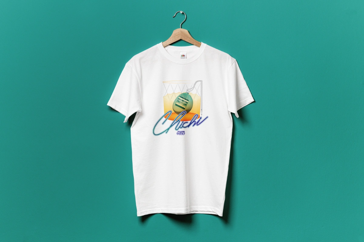 remera blanca de chichi arte 2